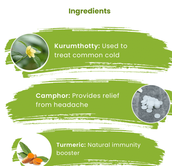 Ingredients of cold balm