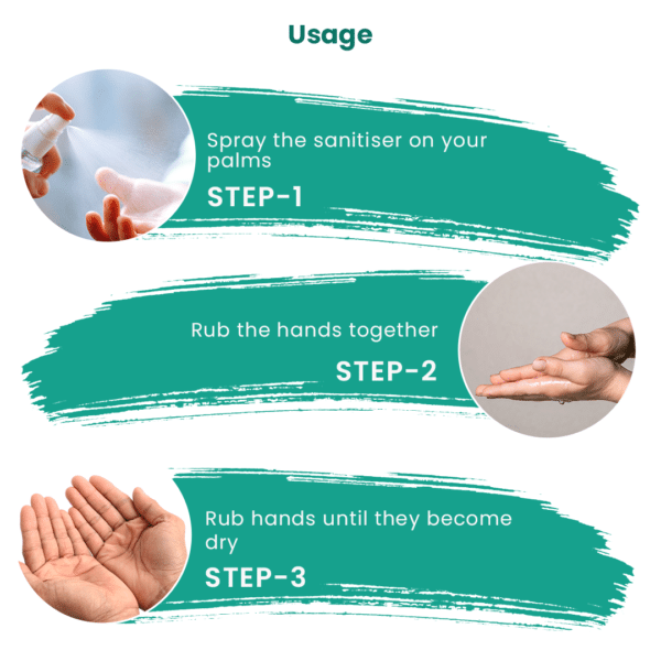 Dhathri hand sanitizer usage