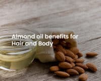 almond oil for face and hair